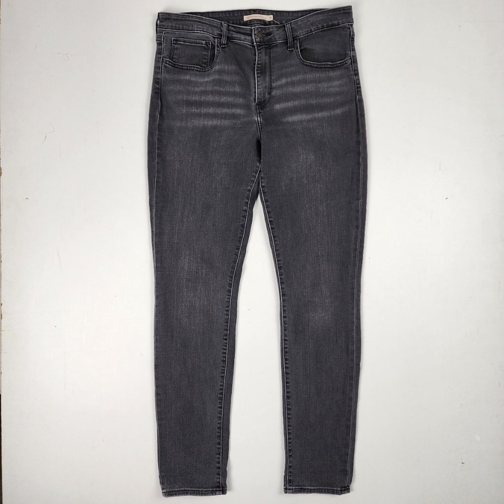 Levi's 721 Gray Black skinny Jeans